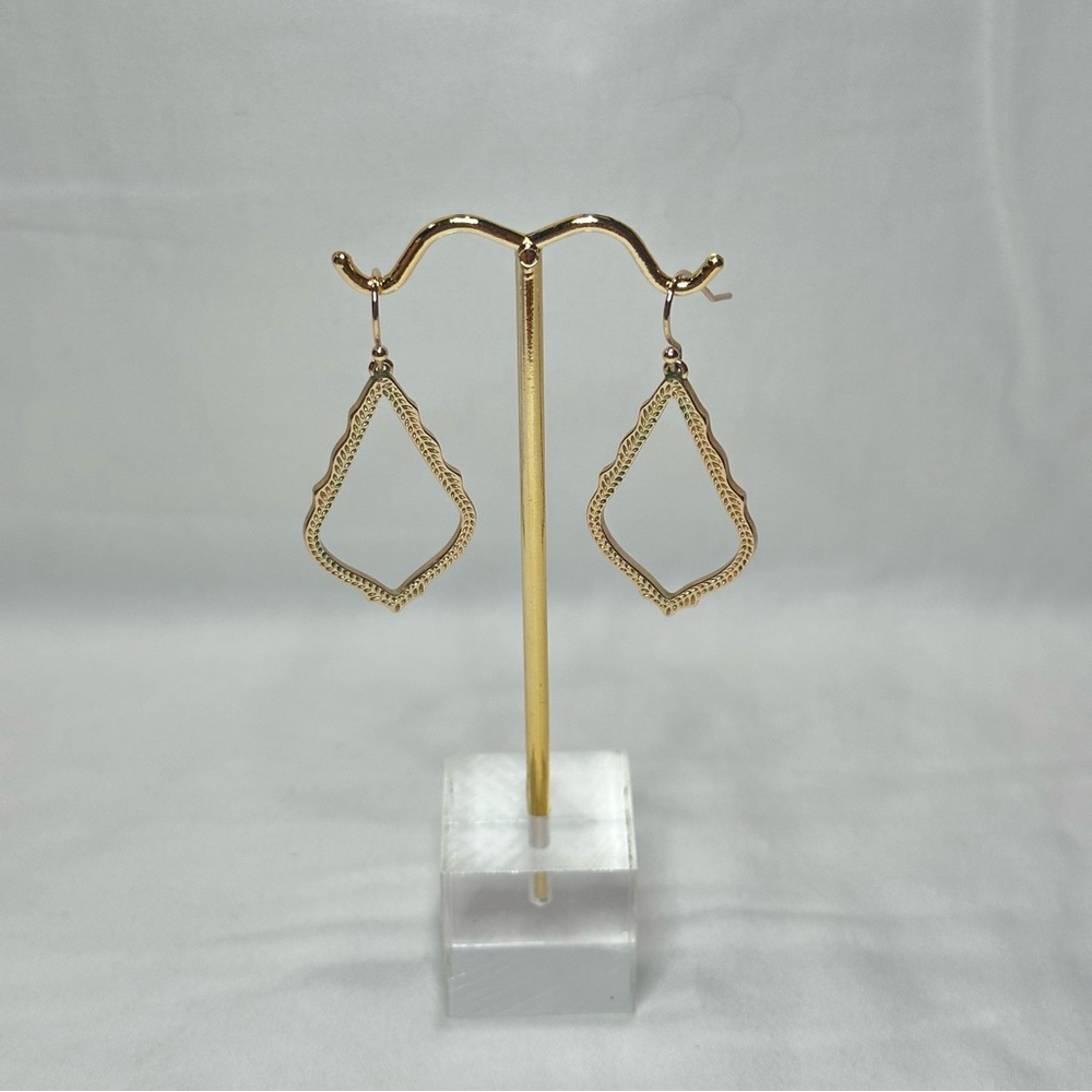Kendra Scott Rose Gold Teardrop Earrings